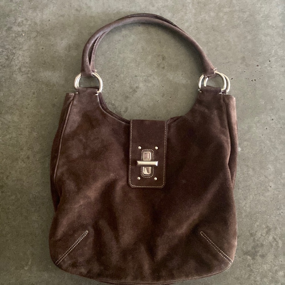 Prada Brown Suede Bag